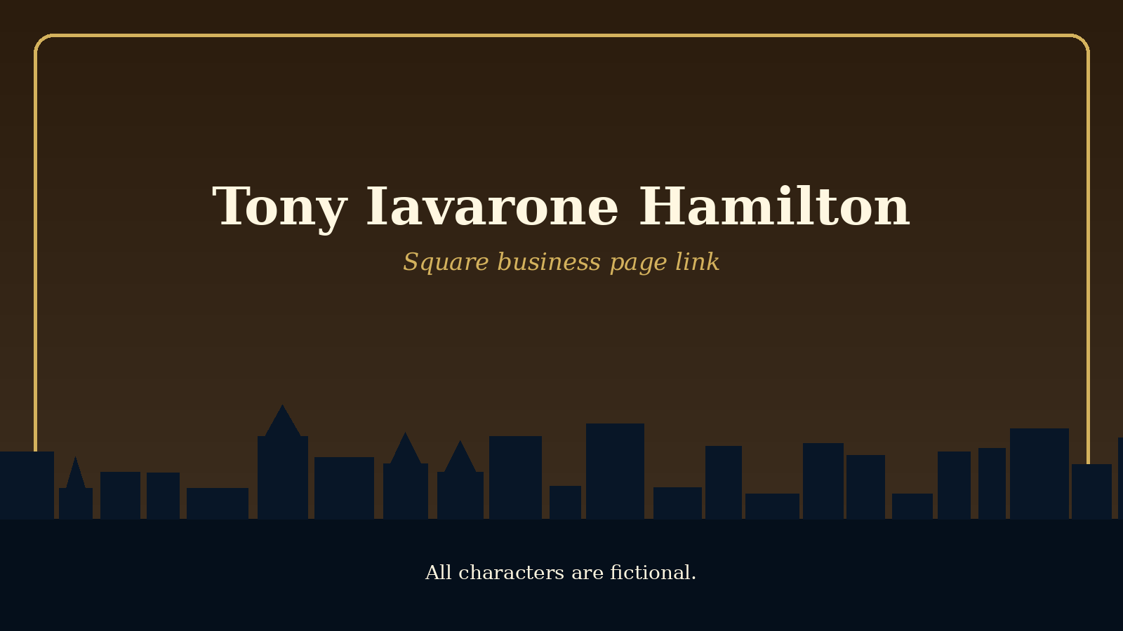 Tony Iavarone Hamilton Square Site companion website image
